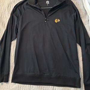 Footjoy long sleeve black pullover